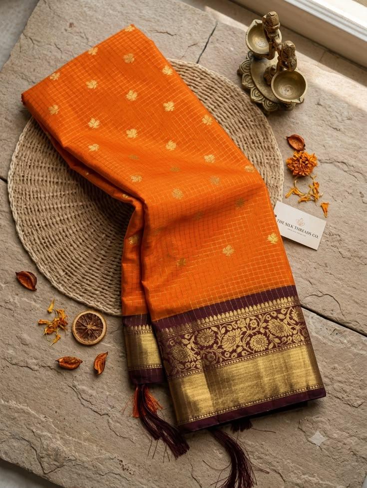 Wine Original Dharmavaram Silk Traditional Zari Woven Saree
